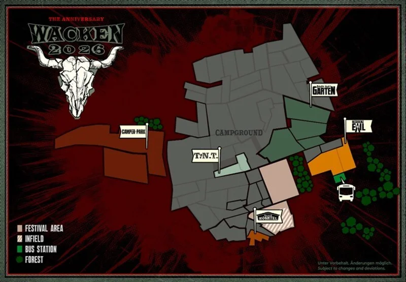 Karte Wacken 2026