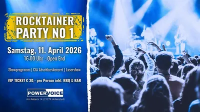 ROCKTAINER Party No 1 |  Showprogramm | Abschlusskonzert CIA´s | Lasershow