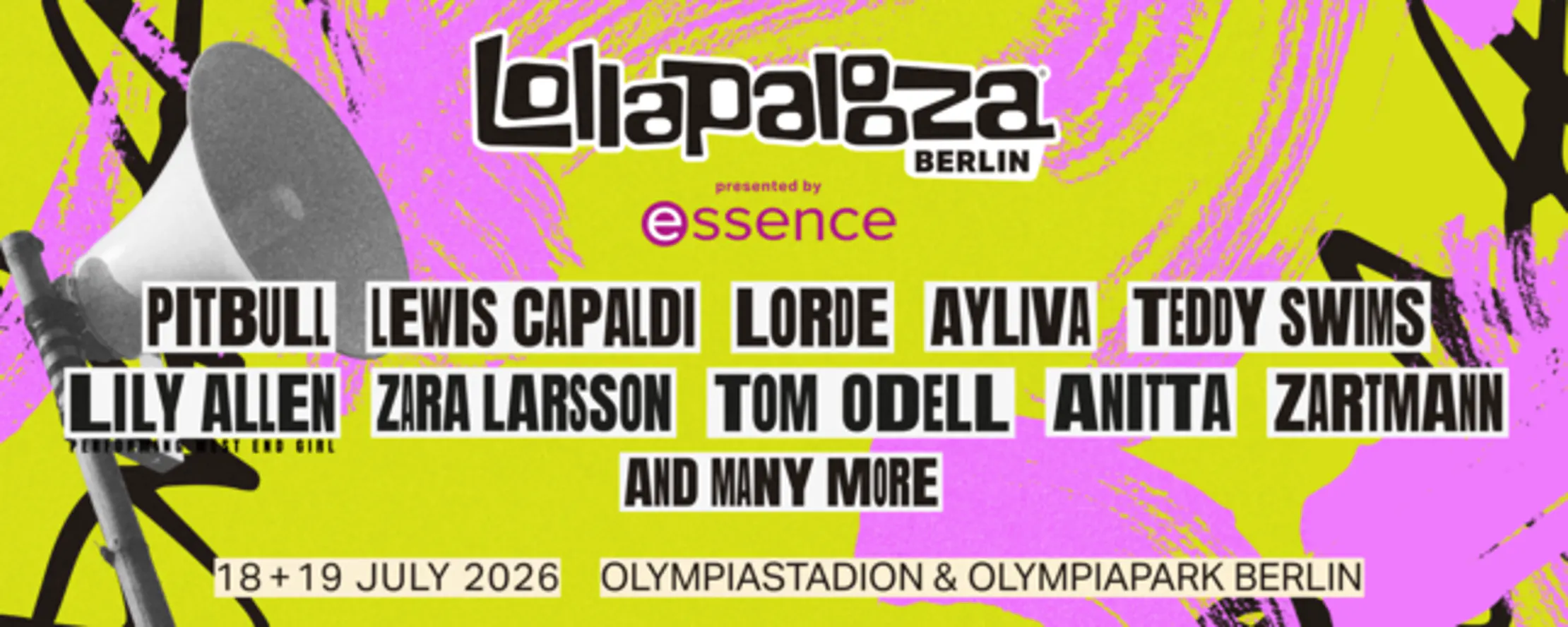 Lollapalooza Berlin 2026 presented by essence